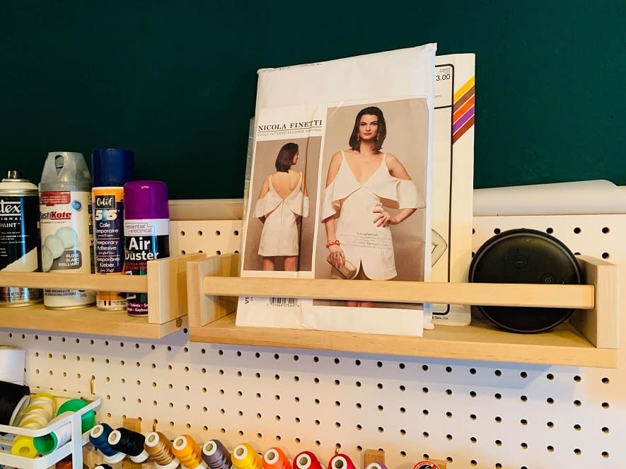 pegboard shelving